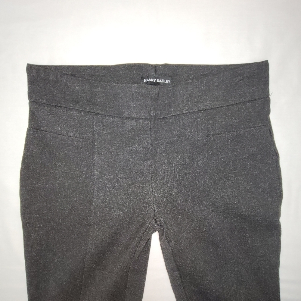 Hilary Radley Pull On Skinny Stretch Women's Dark Gray Pants Size Medium - Picture 3 of 11